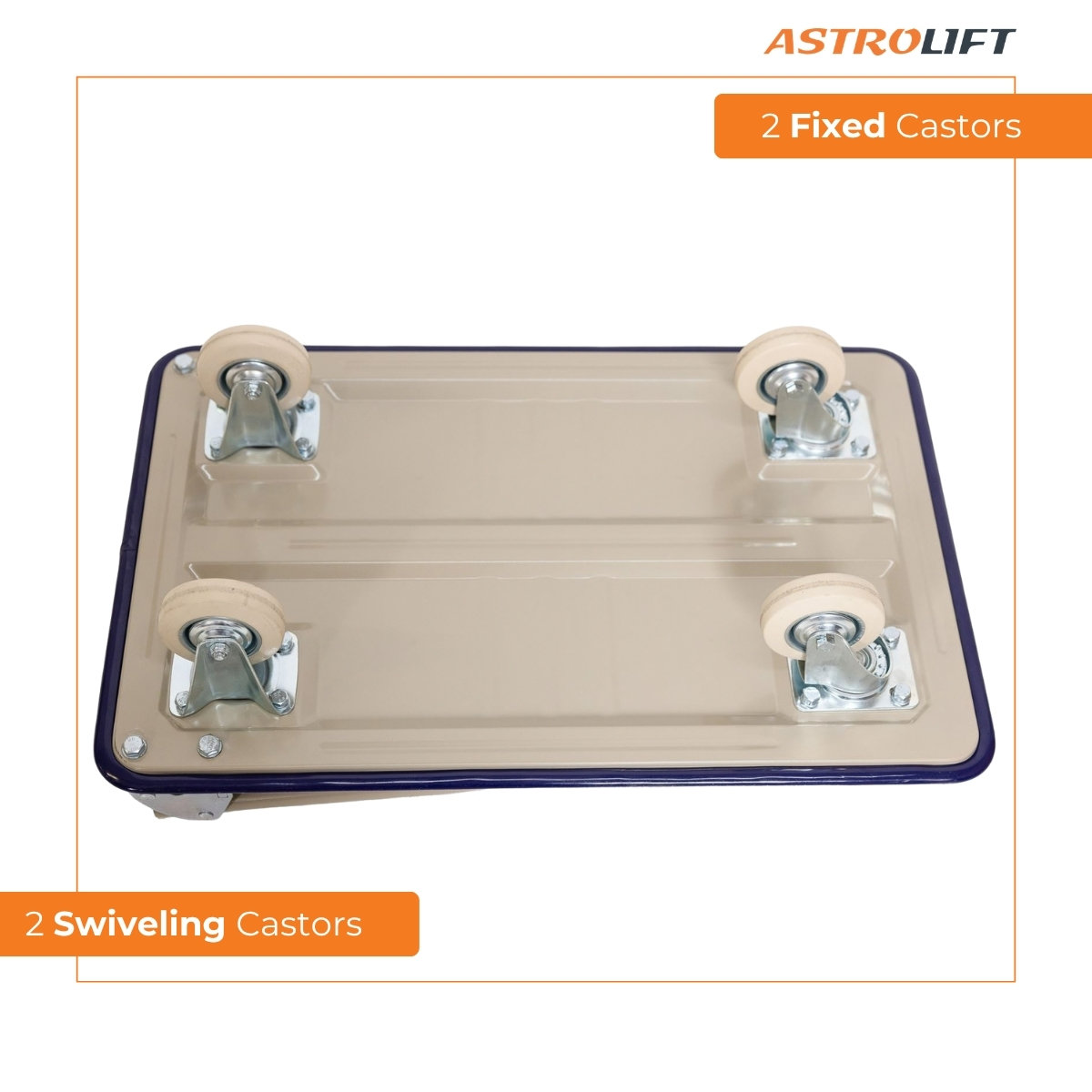 Buy Folding Steel Platform Trolley in Trolley from Astrolift NZ